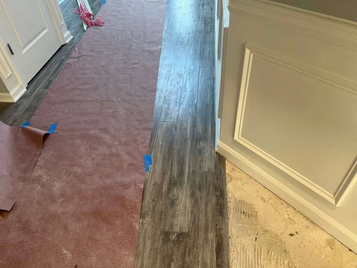 Completed marble shower restoration in Leacock